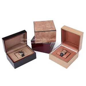 High-grade Wooden Watch Case Mechanical Watch Packing Case Piano Paint Baking Watch Box thumbnail-1