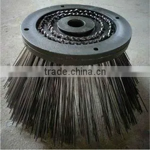 Wooden Head High Tensile Spring Steel Bristal Gutter Sweeping Brush thumbnail-1
