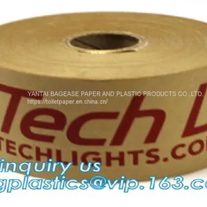 Kraft Paper Tape, Fiber Reinforced Gummed Kraft Paper Packing Reinforced Brown Tape Jointing Paper, Sealing Box, Bundling Box, BundlE thumbnail-4