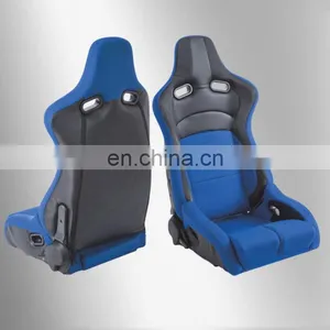 PVC Carbon Look JBR 1061 Black Grey Color Sport Racing Seat thumbnail-5