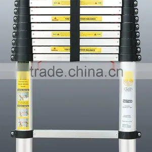 One-time Fold Aluminium Telescopic Ladder thumbnail-1