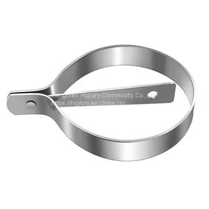 Hot Kitchen Supplies Round Shape Stainless Steel Non-stick Egg Mould Fry Egg Ring Egg Shaper thumbnail-2