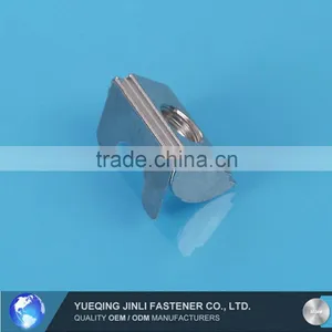 M6 Roll-in T Slot Nut With Spring Leaf Elastic Nut Block Auminum Accessories for 45 Serie Aluminum Profile thumbnail-3