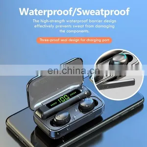 Wireless Earphone F9-5C TWS V5.0 Earphone 9D Stereo BT Headphones Sports Waterproof Gaming Power Bank Earbuds Noise Cancel TWS thumbnail-5