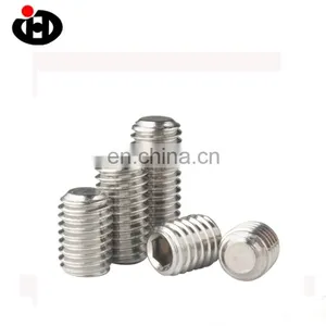 High Tensile JINGHONG Flat Point DIN913 Hexagon Socket Set Screw thumbnail-1