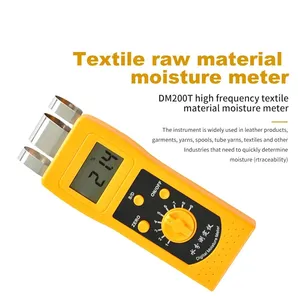 Textile Materials Moisture Meter/Analyzer/Tester DM200T thumbnail-1