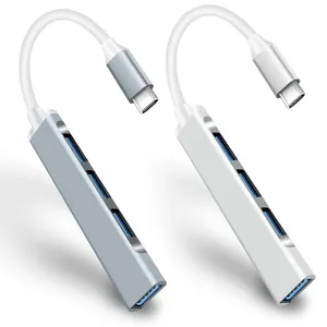 New Design 4 In 1 Multiport USB 3.0 to 4 Ports USB 3.0 Aluminum Alloy HUB Adapter for Computer Transfer Data USB HUB Adapter thumbnail-1