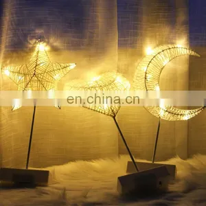 White Wood Mosque Ramadan Led Christmas Events Wedding Bamboo Decorations Light Led Living Room Bedroom for Room Girl With Light thumbnail-1