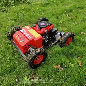 Wireless Remote Control Lawn Mower, China Remote Control Mower With Tracks Price, Remote Control Mower With Tracks for Sale thumbnail-3