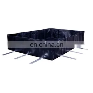 Portable & Collapsible High Quality Spill Water Containment Berms 12'*12' thumbnail-4