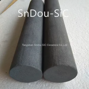 ReSiC Pins, Recrystallized Silicon Carbide Ceramic Tube, RSiC Bars, RSiC Pipes in China Tangshan SnDou thumbnail-3