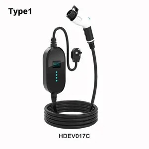 Portable Electric Vehicle Charger ,With N5-15P,N6-50P,N6-30P,N14-50P Plugs,J1772(Type1) Connector HDEV017 thumbnail-4