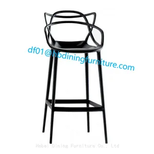 Dining Furniture Modern Black Counter Stool With Footrest thumbnail-2