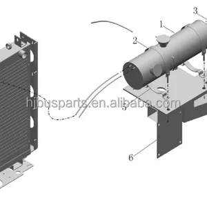 Other Performance Parts 1311-00510 Good Material China Bus Spare Parts Expansion Water Tank Assembly thumbnail-5