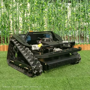 Remote Controlled Brush Cutter, China Remote Control Tracked Mower Price, Remote Control Lawn Mower With Tracks for Sale thumbnail-2