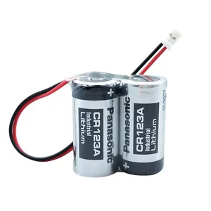 CR123A 2CR17335A MR-BAT6V1SET 6V CR17345 CR2 CR15H270 Battery Packs With Connectors for MR-J4 PLC, IC Cards Smart Meters thumbnail-1