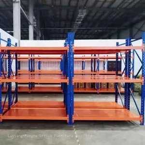 Heavy Duty Steel Shelf / Steel Rack With 3-4 Layer Adjustable Shelves - Industrial Warehouse Storage Solution thumbnail-1