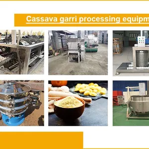 High Cost-Effective Cassava Garri Processing Machine Cassava Peeling Machine Grinder Pressing Machine Garri Fryer Garry Processing Plant thumbnail-5