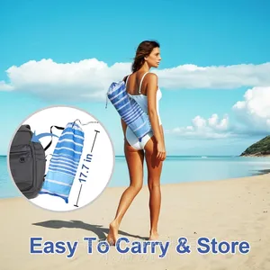 Portable Beach Umbrella, 6.5 Feet, Thickened, Windproof and Uv50+ Anti-ultraviolet thumbnail-5