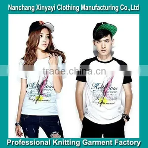 Summer Hot Sale T-shirts for Lovers/Lovers Sunshine Clothing/round Neck Print T-shirts for Lovers thumbnail-1