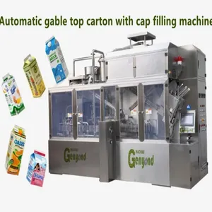 Full Automatic Gable Top Carton Filling Machine for Tea Drink thumbnail-4