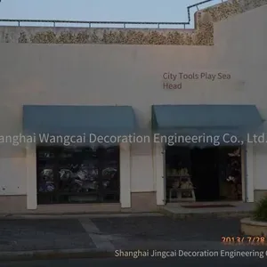 Supply of Sunshades, Retractable Awnings, Fixed Sunshades, French-style Canopies, and Aluminum Alloy Canopies for Nanshan Hugo Villa in Shanghai thumbnail-2