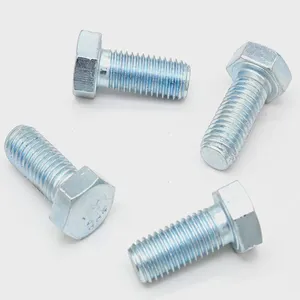Premium Passivated Hexagon Hex Head Bolts With Zinc Plating Finish thumbnail-2