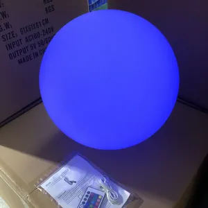 LED Plasma Ball Garden Solar Light Led Glow Swimming Pool Led Glow Ball Floating Light thumbnail-4