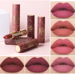 12-Color Velvet Matte Lipstick – Long-Lasting, Waterproof, Smudge-Proof, Non-Transfer, Low-Saturation Lip Glaze thumbnail-2