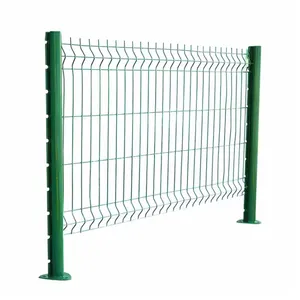 Best Selling Powder Coated Galvanized 3D Curved Steel Fence Panel Welded Wire Mesh PVC thumbnail-5