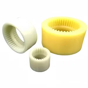 Nylon Sleeve Gear Coupling MC Nylon Internal Tooth Flexible Shaft Coupler thumbnail-4