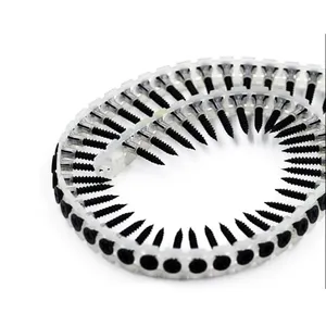 Professional Grade Magazine Screws - Plastic Strip, Fine Thread, White Zinc, 25-40mm for Wood Framing, Ultra Sharp Point thumbnail-5