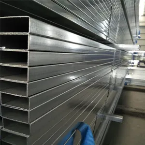 Q235 Carbon Steel Square Tube Hot Rolled Rectangular ERW Metal Black 80 X 80 Bending and Cutting Services thumbnail-3
