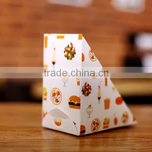 Cake Paper Box,triangle Cake Box,paper Cardboard Cake Boxes thumbnail-1