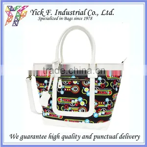 Attractive Abstract Pattern Canvas Gerisy Ladies Women Handbag thumbnail-1