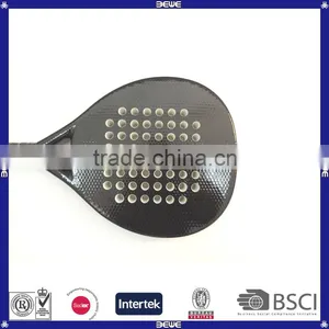 Black Carbon Paddle Racket for Sale thumbnail-1