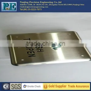 Precision Cnc Machining Door Logo Plate,logo Plate for Factory and Machine thumbnail-1