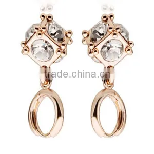 Latest Design Diamond Earring Fashion Luxury Women Jewelry thumbnail-3