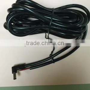 NEW Male to Female GenderDC Plug With UL 2464 18AWG +DC5.5x2.5 mm Right Plug + 3700mm +5mm Tinned thumbnail-2
