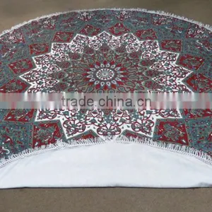 Yoga Mat Circle Roundie Mandala Tapestry Wall Hanging Throw Picnic Blanket thumbnail-3