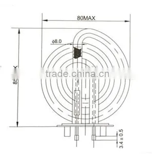 Custom Made Copper Electric Kettle Heating Element thumbnail-2