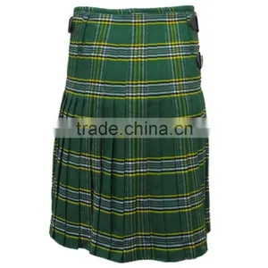 Scottish Irish National Men's Casual Tartan Kilt Made Of Fine Quality Tartan thumbnail-3