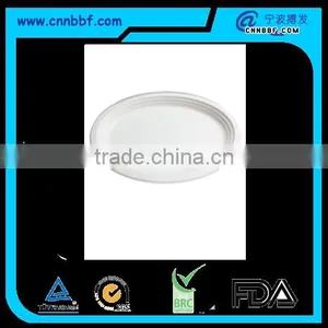 Ecofriendly Paper Pulp Sugarcane Bagasse Oval Plates With Two Sizes Quality Choice thumbnail-1