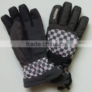 Fashion Women's Black Sports Gloves With Leather thumbnail-1