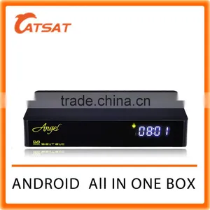 Newest Quad Core Android TV Box Combo DVB-S2 DVB-T2 DVB-C 4K Full HD Wifi Bluetooth Support thumbnail-1