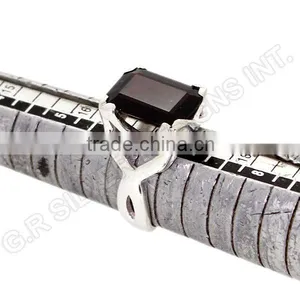 Sterling Silver 925 Garnet Gemstone Wholesale Rings,handmade Design Gemstone Silver Rings Jewellery thumbnail-5