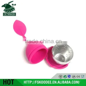 Silicone and Stainless Steel Material Tea Infuser With FDA Certification thumbnail-1
