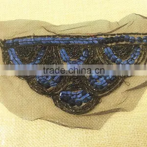 New Arrive Fancy Handmade Beaded Trimming For Shoulder -- M116 thumbnail-3
