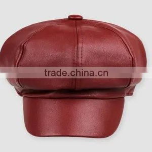 2016 Girls Multi-panel PU Baseball Cap,leather Cap thumbnail-3