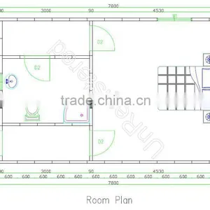 Durable One Bedroom Prefabricated Family Residential Living House Design Plan thumbnail-4